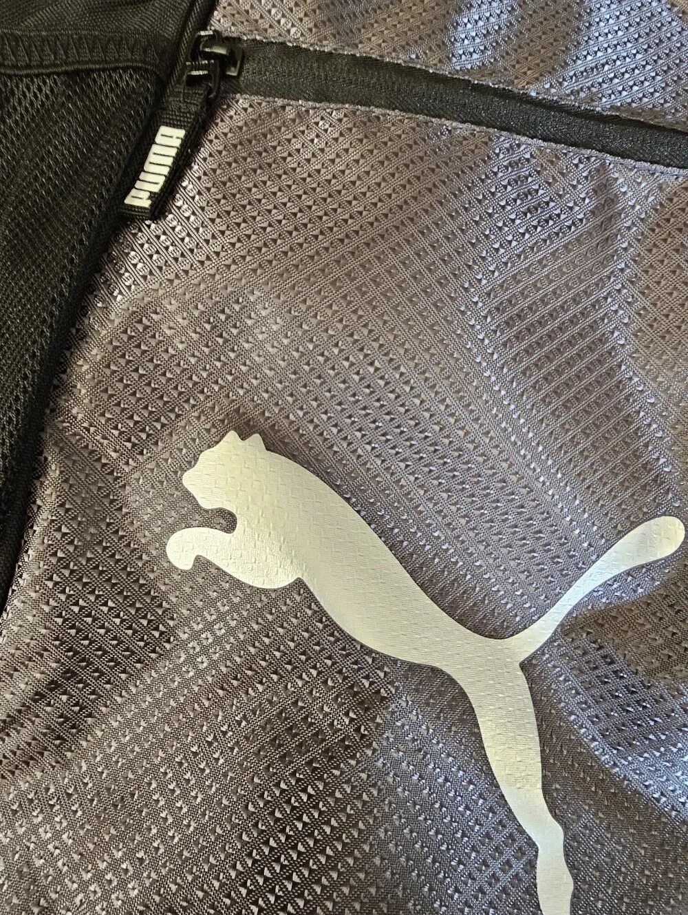 PUMA Evercat Contender drawstring cinch bag grey black mens boys unisex backpack